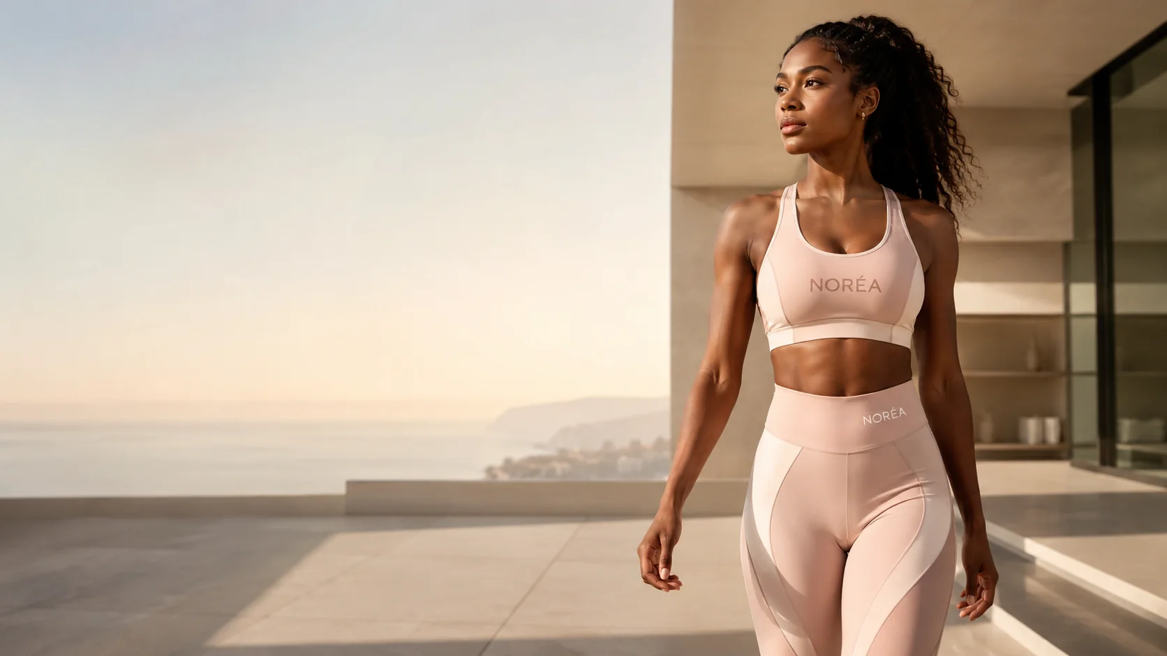 NORÃ‰A activewear model