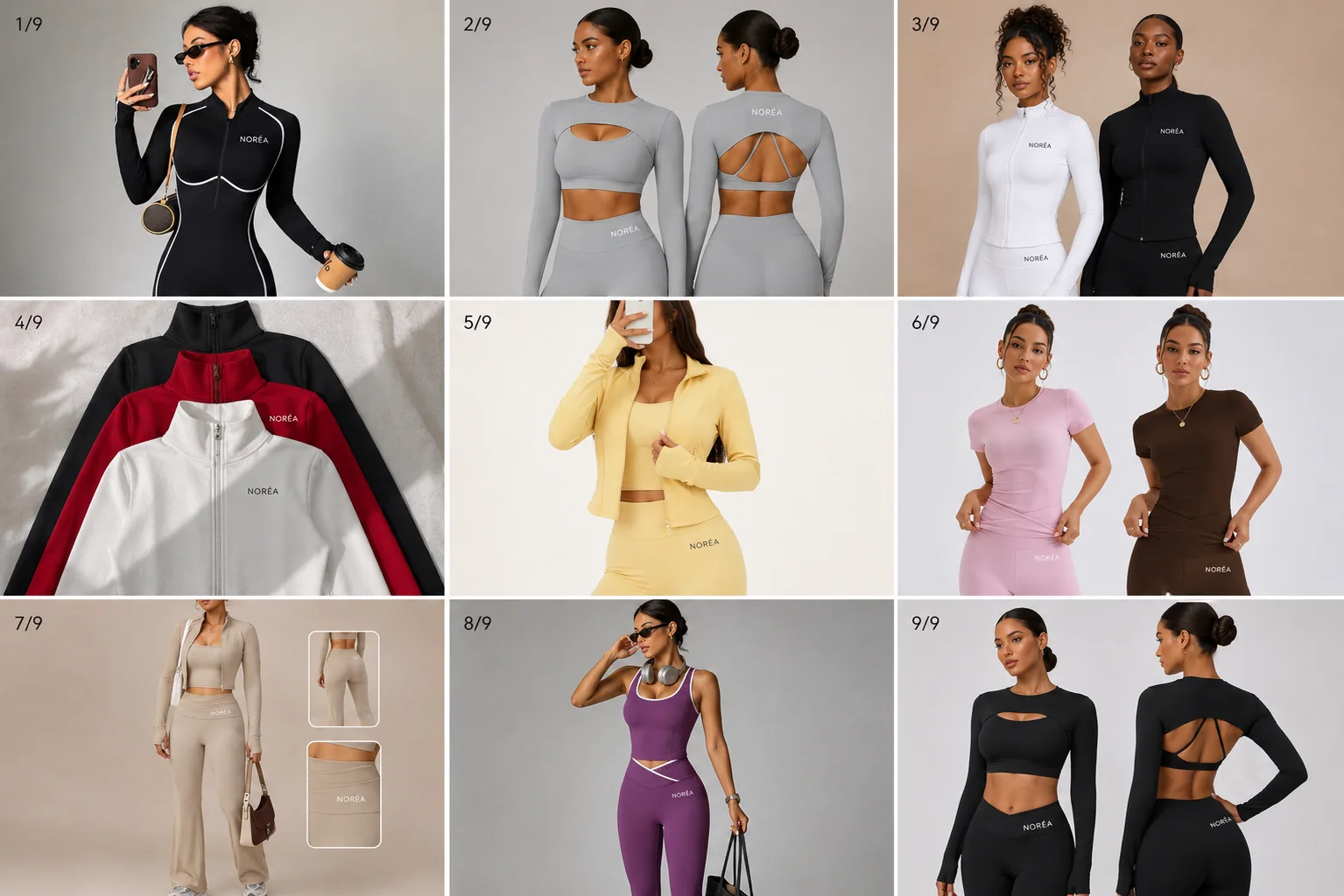 NORÃ‰A catalog visuals